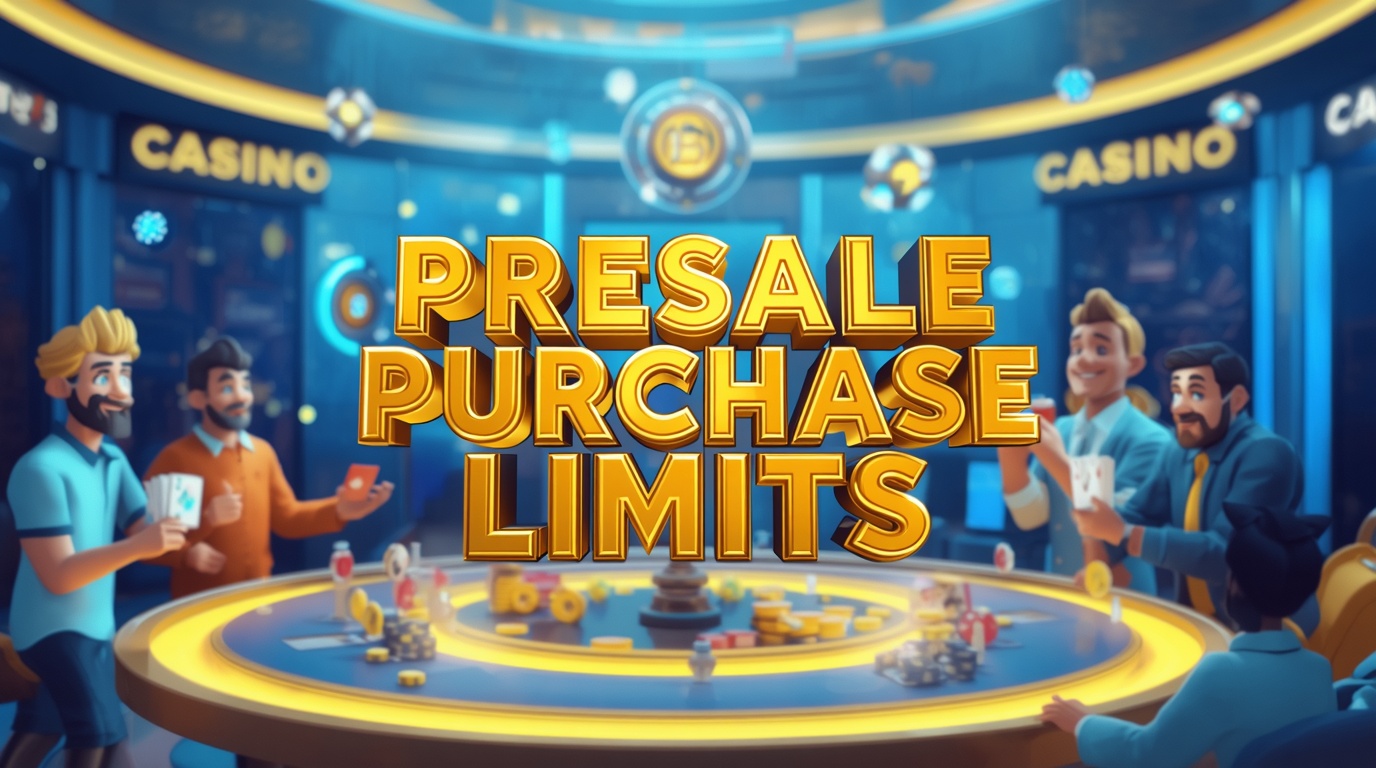 BetFi Coin’s Minimum and Maximum Presale Purchase Limits